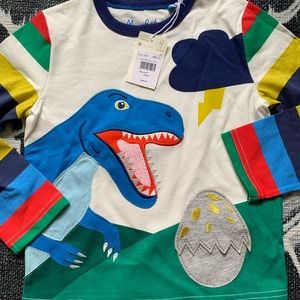 Mini Boden Long sleeve dinosaur T-shirt